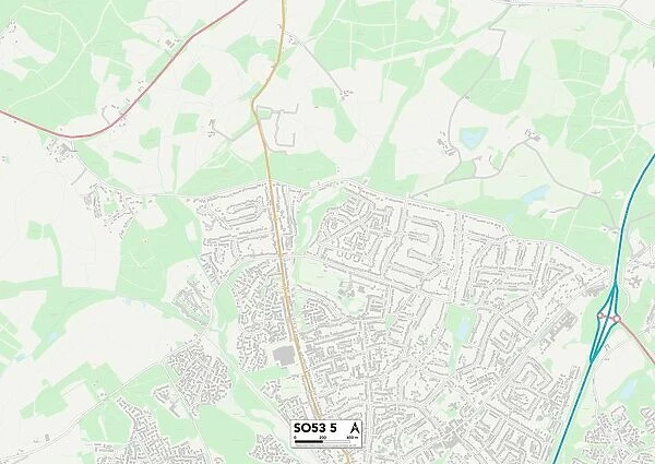 Eastleigh SO53 5 Map