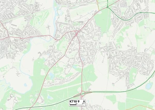 Elmbridge KT10 9 Map