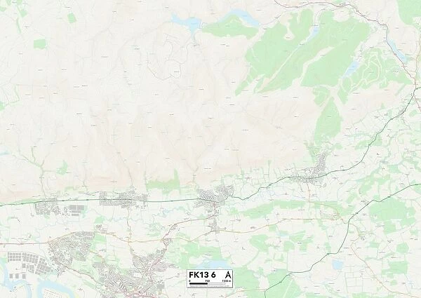 Falkirk FK13 6 Map