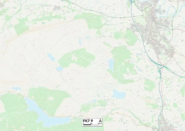 Falkirk FK7 9 Map. Postcode Sector Map of Falkirk FK7 9
