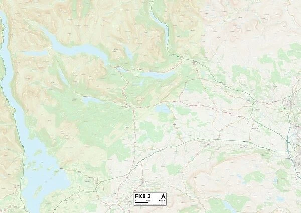 Falkirk FK8 3 Map. Postcode Sector Map of Falkirk FK8 3