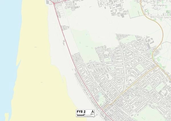 Fylde FY8 2 Map. Postcode Sector Map of Fylde FY8 2