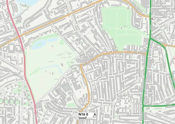Hackney N16 0 Map