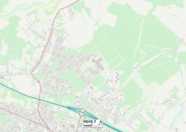 Hampshire PO15 7 Map