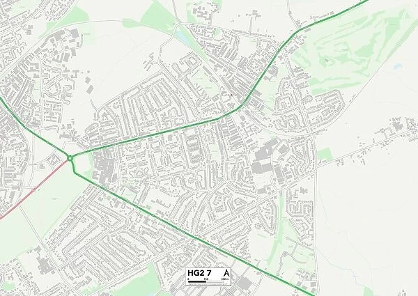Harrogate HG2 7 Map. Postcode Sector Map of Harrogate HG2 7