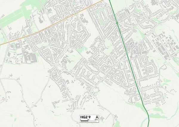 Harrogate HG2 9 Map. Postcode Sector Map of Harrogate HG2 9