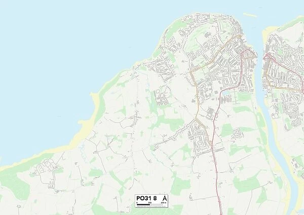 Isle of Wight PO31 8 Map
