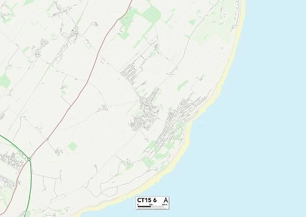 Kent CT15 6 Map. Postcode Sector Map of Kent CT15 6