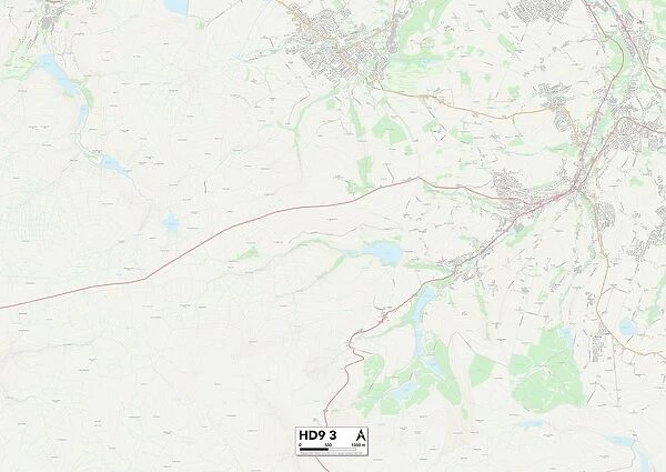 Kirklees HD9 3 Map. Postcode Sector Map of Kirklees HD9 3