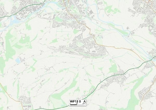 Kirklees WF12 0 Map
