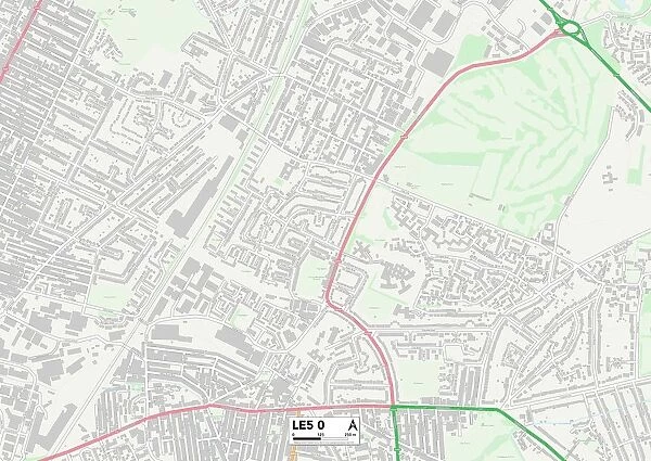 Leicester LE5 0 Map