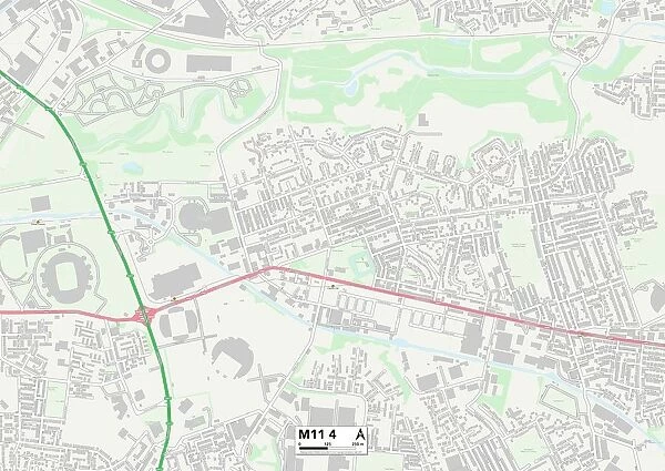 Manchester M11 4 Map