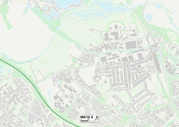Milton Keynes MK12 5 Map