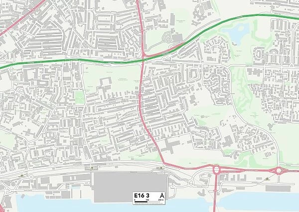 Newham E16 3 Map. Postcode Sector Map of Newham E16 3