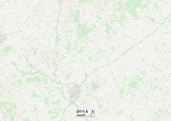 North Dorset DT11 8 Map