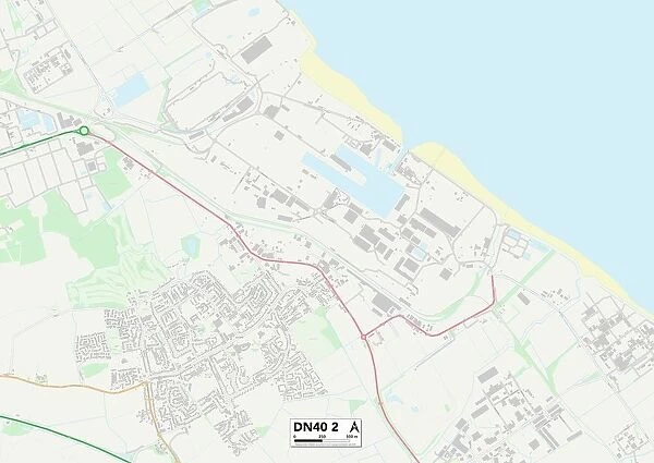 North Lincolnshire DN40 2 Map