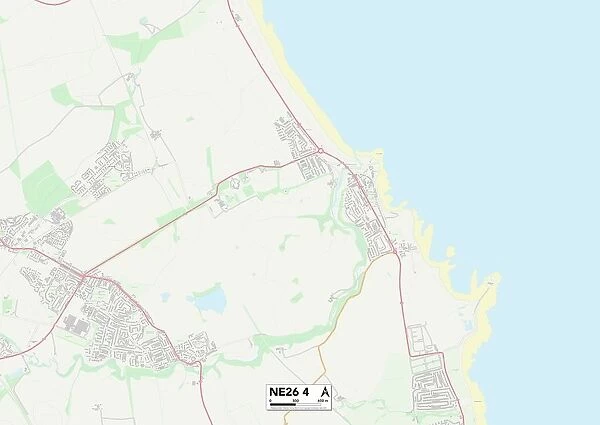 North Tyneside NE26 4 Map
