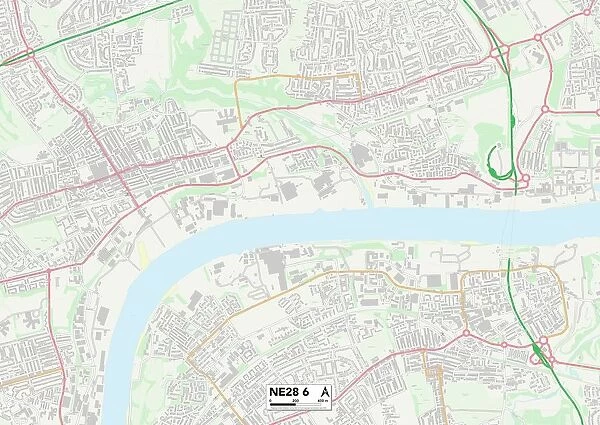 North Tyneside NE28 6 Map