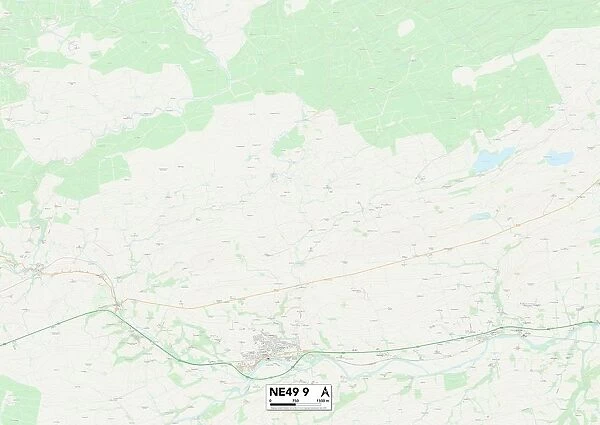 Northumberland NE49 9 Map