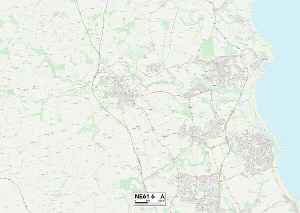 Northumberland NE61 6 Map