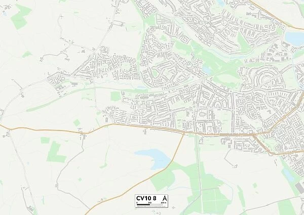 Nuneaton & Bedworth CV10 8 Map