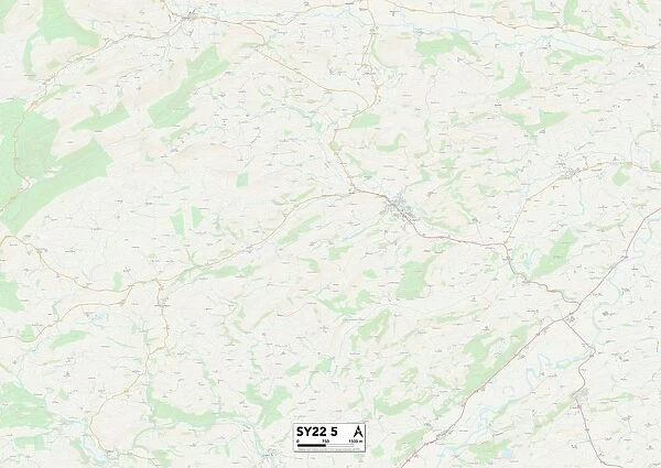 Powys SY22 5 Map