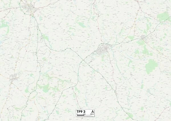 Shropshire TF9 3 Map
