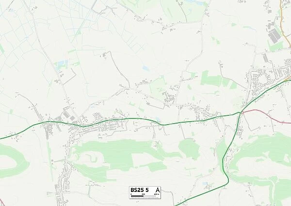 Somerset BS25 5 Map