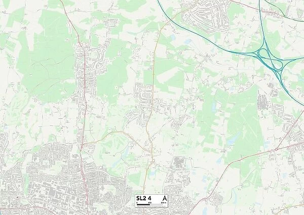 South Buckinghamshire SL2 4 Map