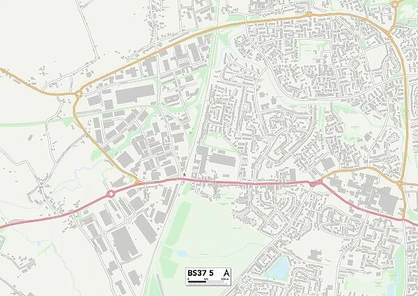 South Gloucestershire BS37 5 Map