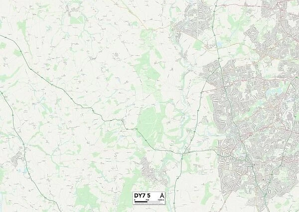 South Staffordshire DY7 5 Map