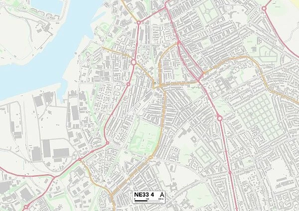 South Tyneside NE33 4 Map