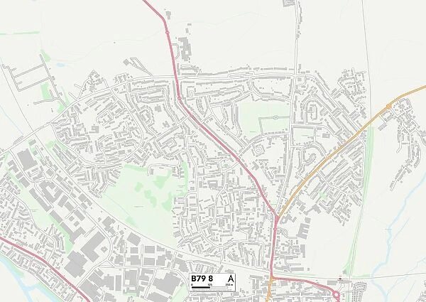 Tamworth B79 8 Map. Postcode Sector Map of Tamworth B79 8