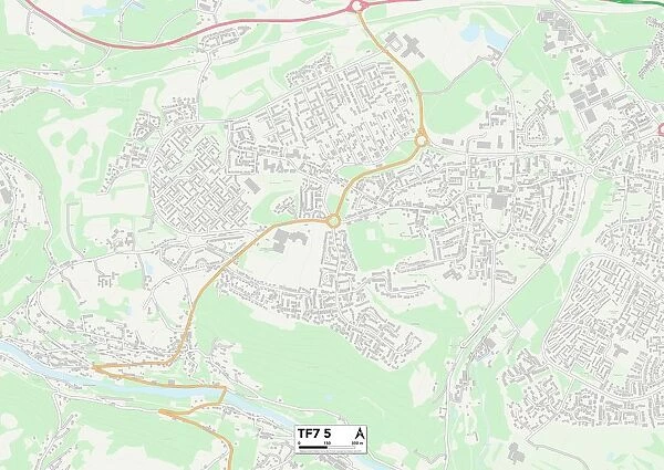 Telford and Wrekin TF7 5 Map