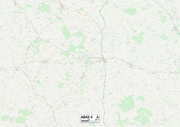 UK Maps, AB Aberdeen, AB42 4