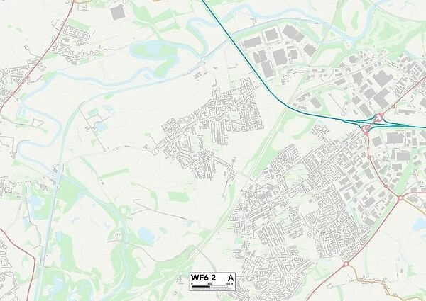 Wakefield WF6 2 Map. Postcode Sector Map of Wakefield WF6 2