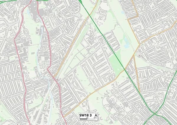 Wandsworth SW18 3 Map