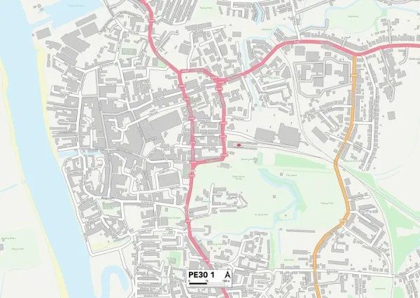 West Norfolk PE30 1 Map