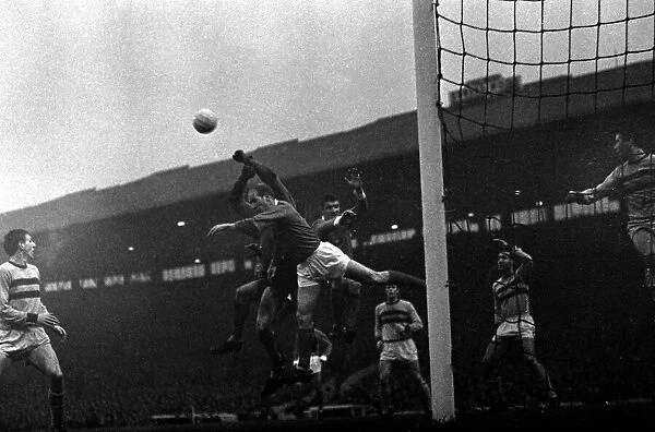 Action during the match between Manchester United and West Ham United at Old Trafford