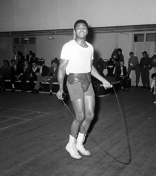 American boxing legend Muhammad Ali, formerly Cassius Clay