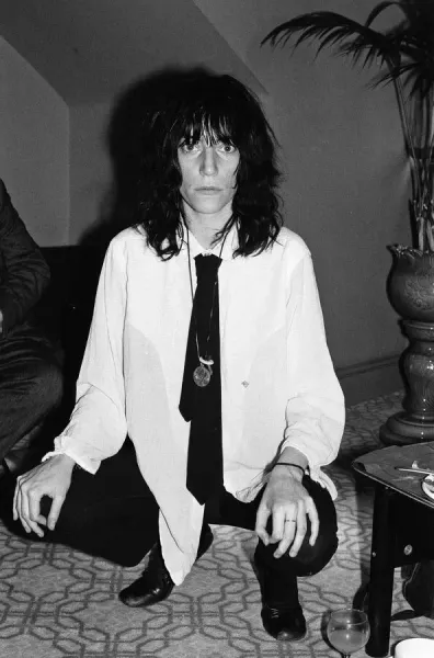 American punk singer Patti Smith. 11th May 1976