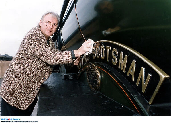 BPM MEDIA FILER Pete Waterman, pictured with the Flying Scotsman