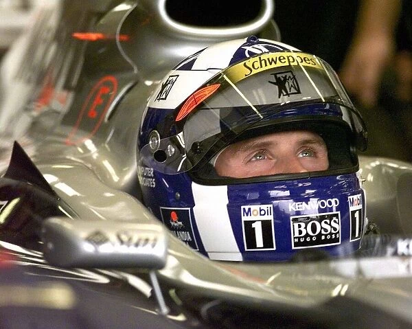 British Grand Prix at Silverstone Qualifying Session. David Coulthard