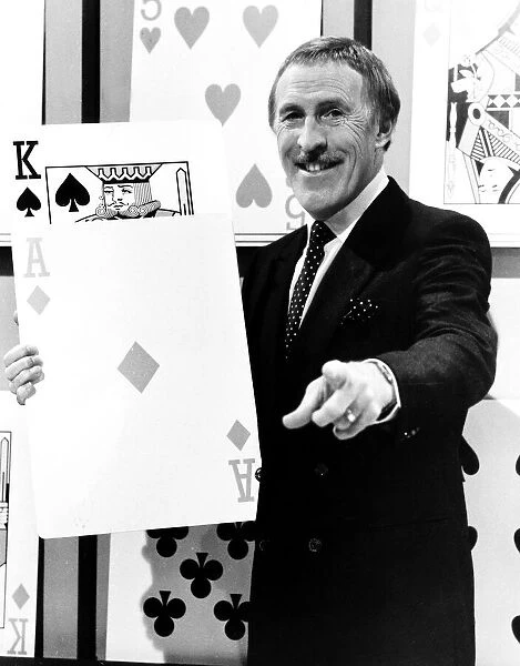 Bruce Forsyth TV entertainer host of Play Your Cards