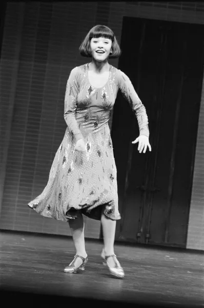 Catherine Zeta Jones dancing and playing the part of Peggy Sawyer in 42nd Street