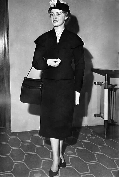 Cotton queen competition. Christina McDonald. April 1957 P017937