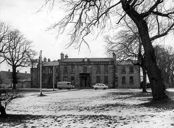 Cowpen Hall, the stately home in Blyth which may be demolished. 12th February 1963