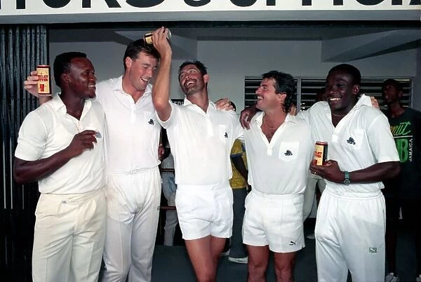 Cricket 1st Test. West Indies v. England. February 1990 90-1173A-273