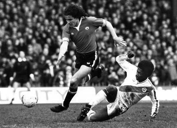 Crystal Palace v Manchester United league match at Selhurst Park March 1980