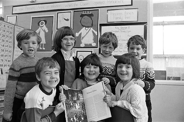 Dear Princess Anne... The Bradley Infants School pupils who have written to Princess Anne